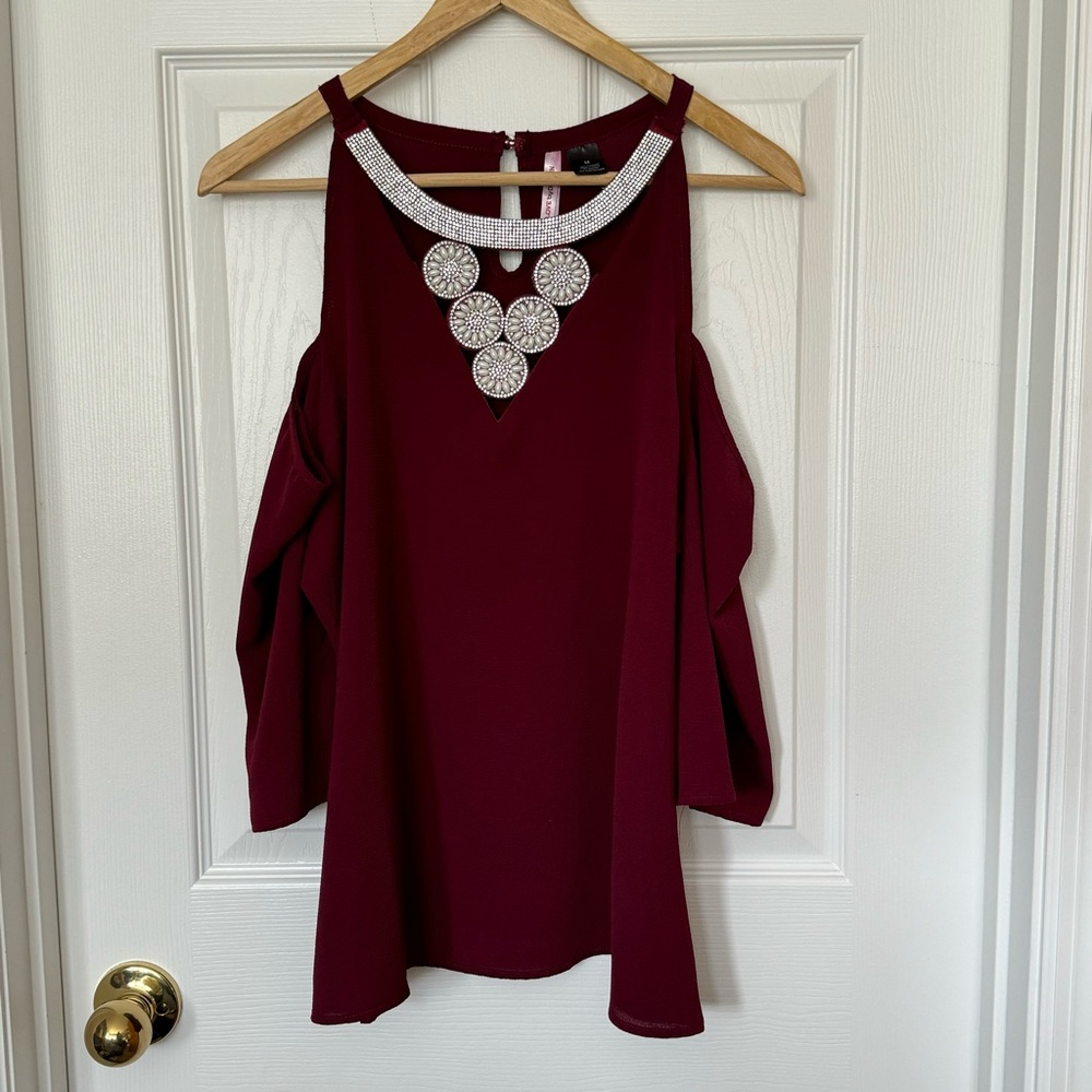 Love by Design Blouse Sz M